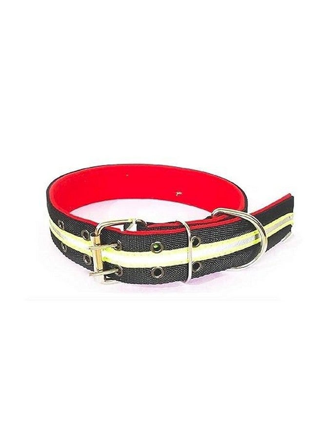 طوق مبطن متين من النايلون من شركة بوليس بطول 20 إلى 26 بوصة مع حزام رقبة قابل للتعديل للكلاب الكبيرة والكبيرة - مقاس كبير جدًا (متعدد الألوان) - Image 2