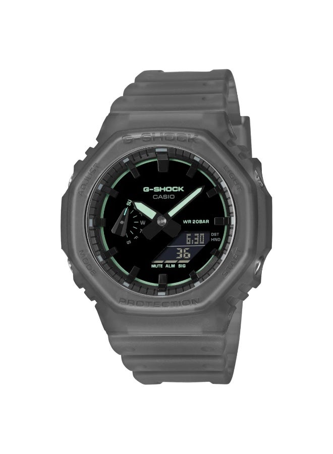 Casio G-Shock Analog-Digital Wrist Watch - Translucent Grey - Image 1