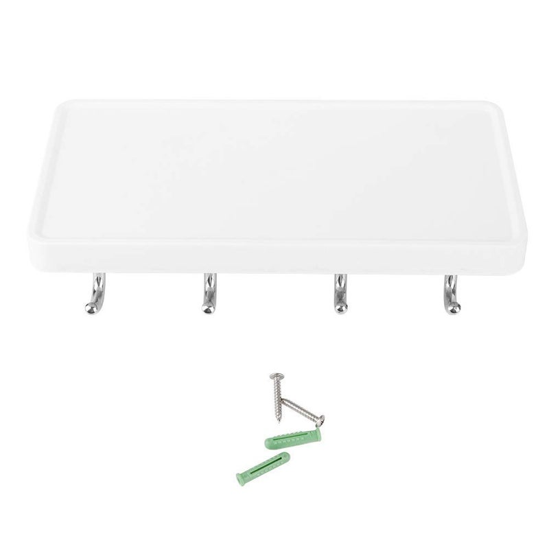 ELONA Plastic 1 Pcs Self Adhesivecute Wall Hanging Bathroom Storage Rack Bathroom Shelf for Wall Mounted Bookshelf Office Shelves - Image 4