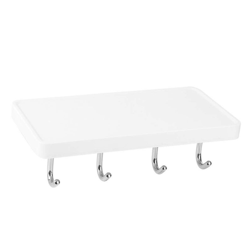 ELONA Plastic 1 Pcs Self Adhesivecute Wall Hanging Bathroom Storage Rack Bathroom Shelf for Wall Mounted Bookshelf Office Shelves - Image 3