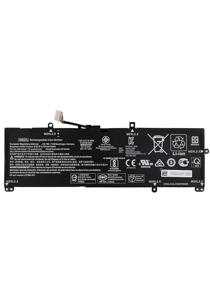 Terabyte Replacement Battery Compatible with MM02XL HP Pavilion 13-AN000TU 13-AN0001TU 13-AN0004TU 13-AN0010NR 13-AN0012TU Series - Image 2