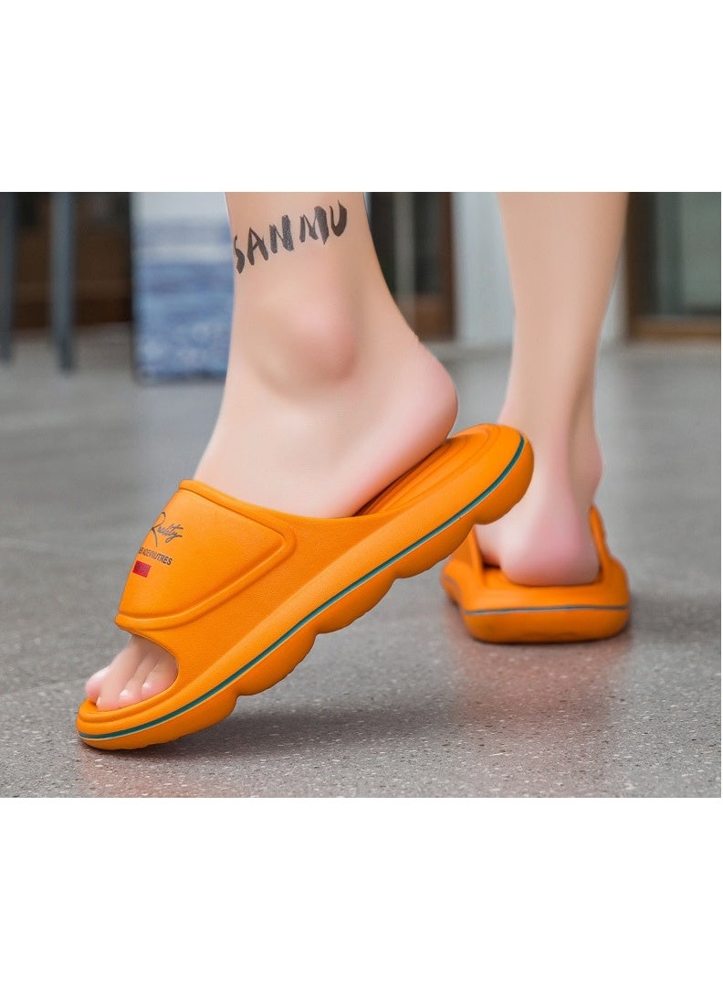 NIBEMINENT Men's Summer Outdoor Non-Slip Wearable  Slippers Soft Sole Comfortable Beach Shoes Trendy Brand Casual Slippers - Image 4