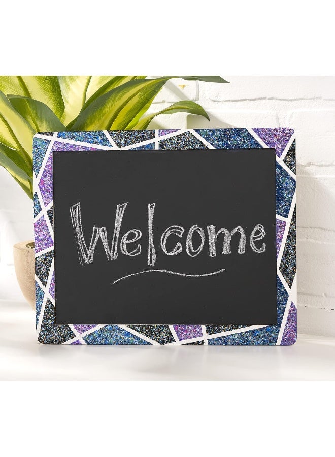 Plaid Double Sided Framed Chalkboard, 8.5"X10.5", 1 Pack - Image 4