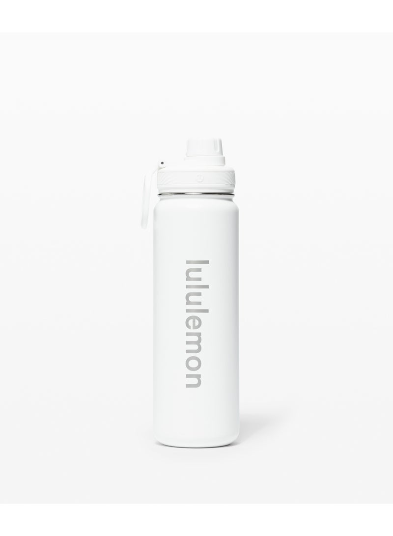 lululemonStainless steel sports vacuum insulated water bottle, suitable for holding water, iced tea, hot tea, etc., with a capacity of 710 milliliters - Image 1