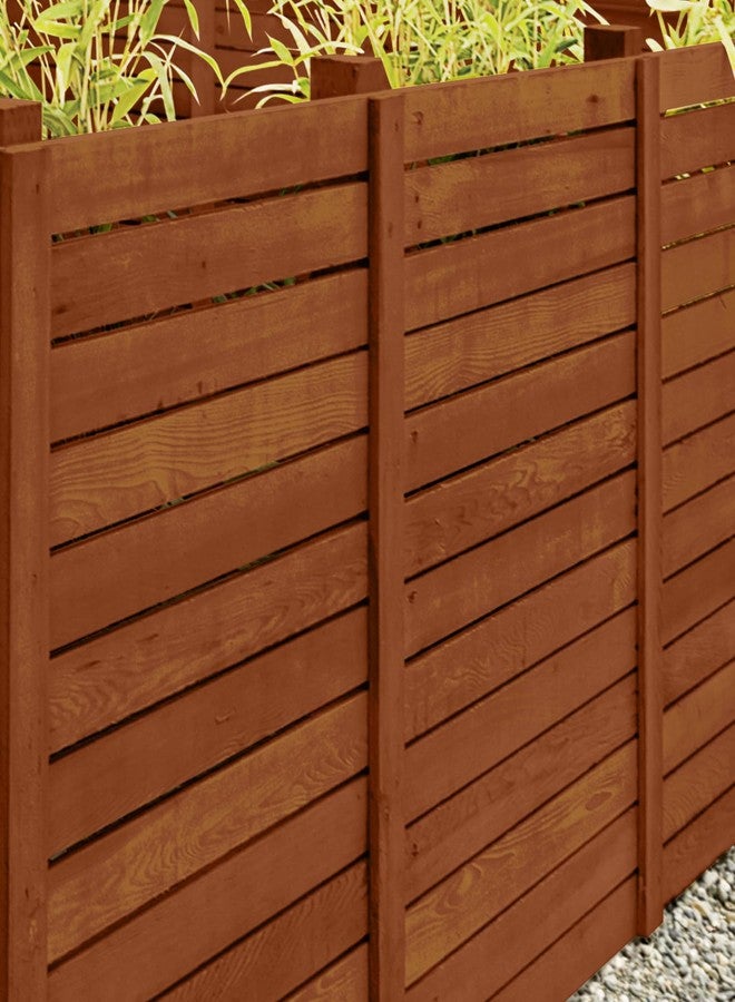 أوليمبيك طلاء خارجي شبه شفاف من خشب السكويا من أوليمبيك ماكسيموم، سعة جالون واحد، جاهز للاستخدام، مع صبغة ومانع تسرب، منخفض المركبات العضوية المتطايرة. - Image 4