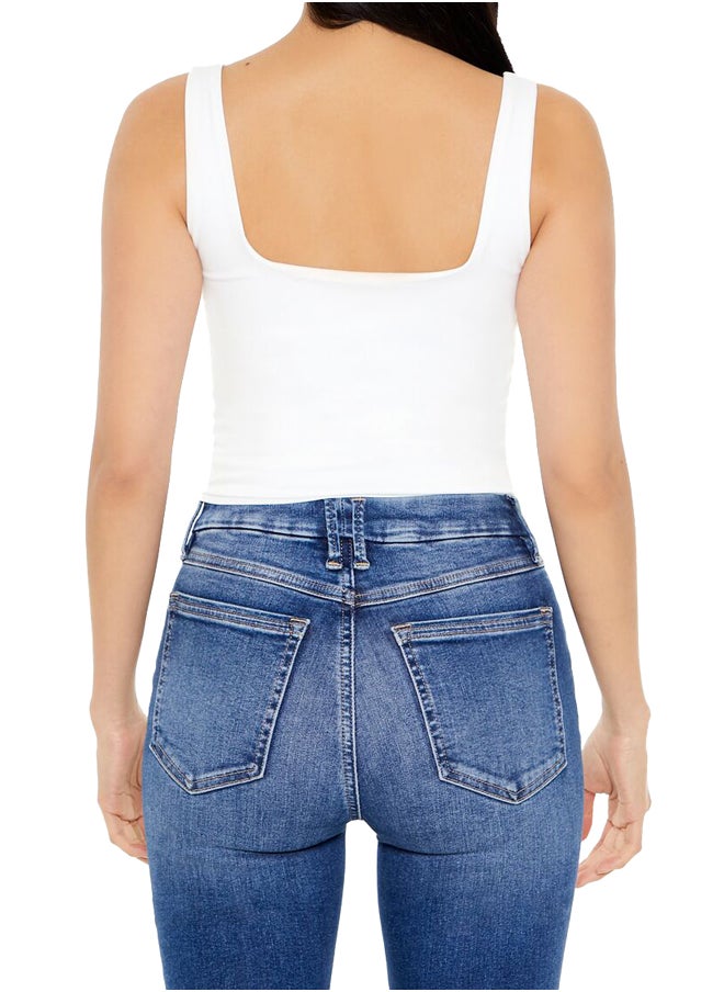 FOREVER 21 - Sculpt Shape Cropped Tank Top - Image 1