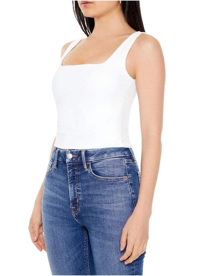 FOREVER 21 - Sculpt Shape Cropped Tank Top - Image 1