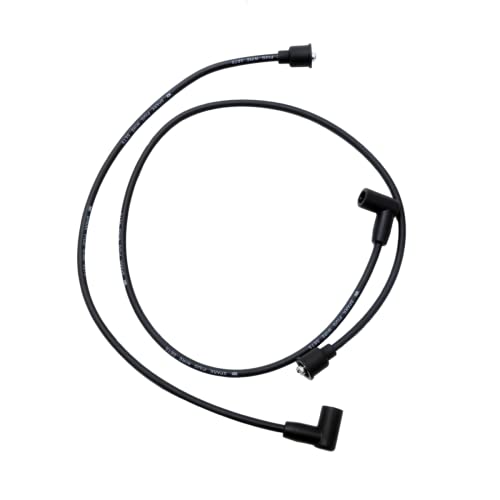 XTPTFABS 2PCS Ignition Spark Plug Wire Set 501613 Compatible with Cushman Truckster Haulster 18hp 22hp OMC Engines - Image 1