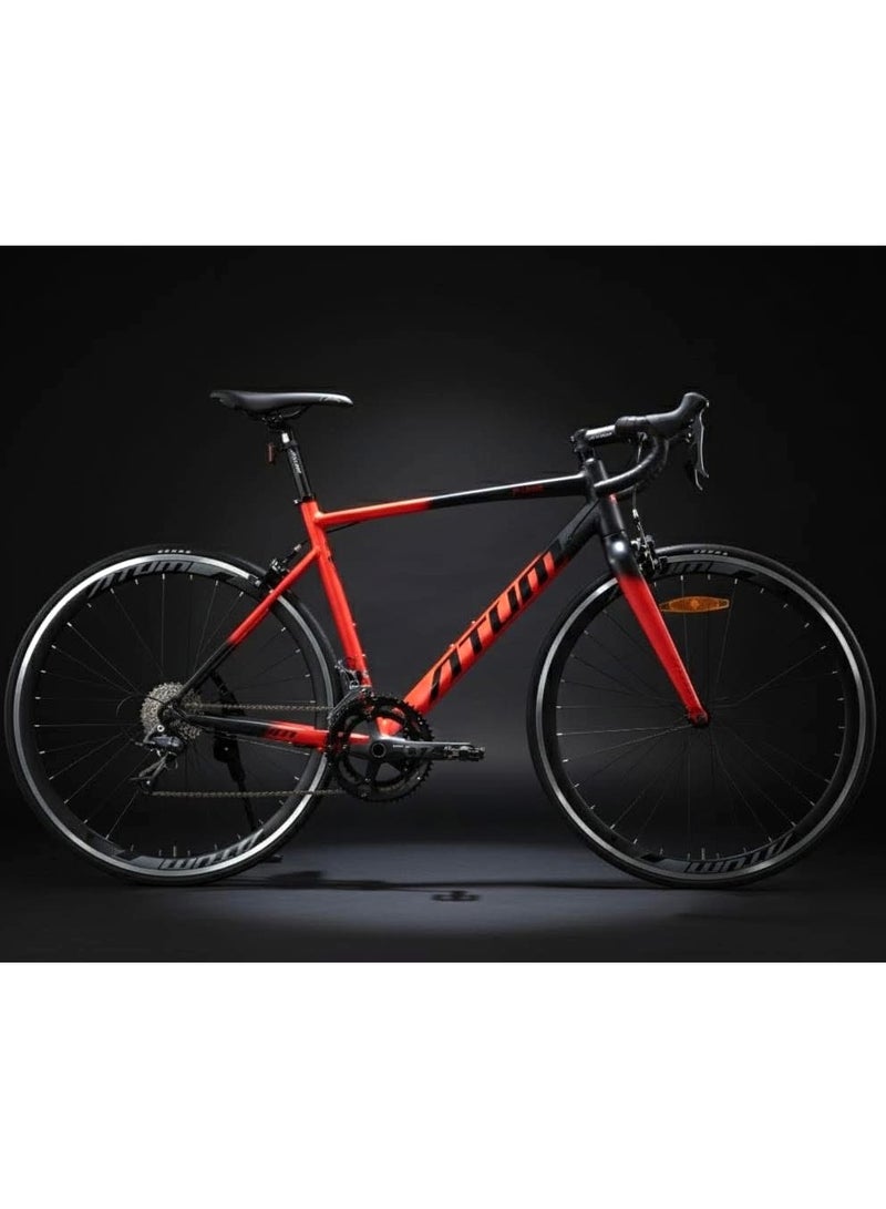 أتوم دراجة طريق Atum Pulse – إطار ألمنيوم خفيف، جير Shimano Claris R2000، أداء عالي بـ 8 سرعات - Image 1