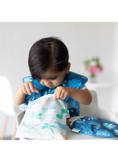 BUMKiNs Large Snack Bag Dinosaurs  - Image 2