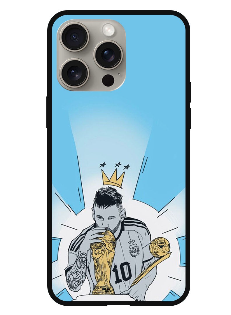 Theodor Protective Case Anti Scratch Shock Proof Bumper Cover For iPhone 15 Pro Max Messi Kiss WC - Image 1