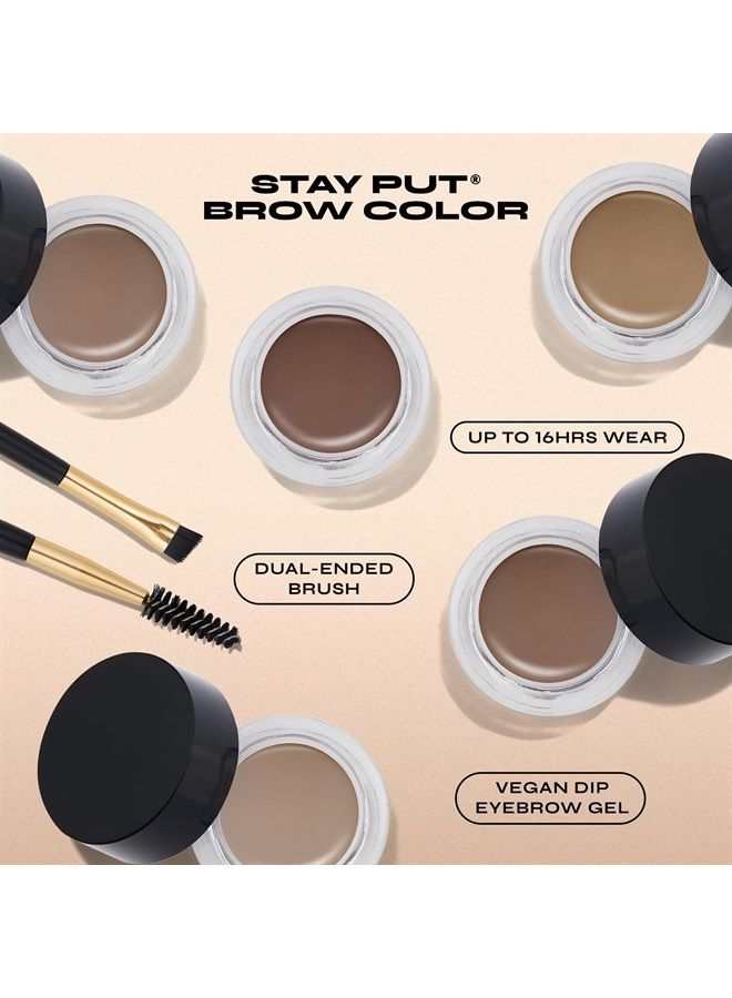 MILANI Stay Put Brow Color - Natural Taupe (0.09 Ounce) Vegan, Cruelty-Free Eyebrow Color that Fills and Shapes Brows… - Image 2