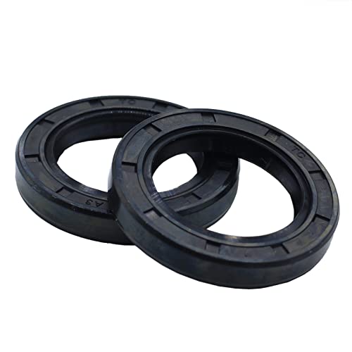 PLENTZOM 2PCS Propeller Shaft Oil Seals 9310130M1700 9310130M1700 Compatible with Yamaha V4 V6 Outboard 115 130 150 175 200 220 225 250 HP Outboards 1984 to Current Lower Drive - Image 1