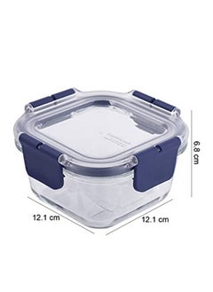 LOCK & LOCK Lock & Lock Airtight Glass Containers With Lid (Set of 3)| Transparent Glass Food Container Kitchen Gift Set | Microwave & Freezer Safe| Leak Proof Food Storage Containers - LBG205 (300ml x 3 units)  - Image 3