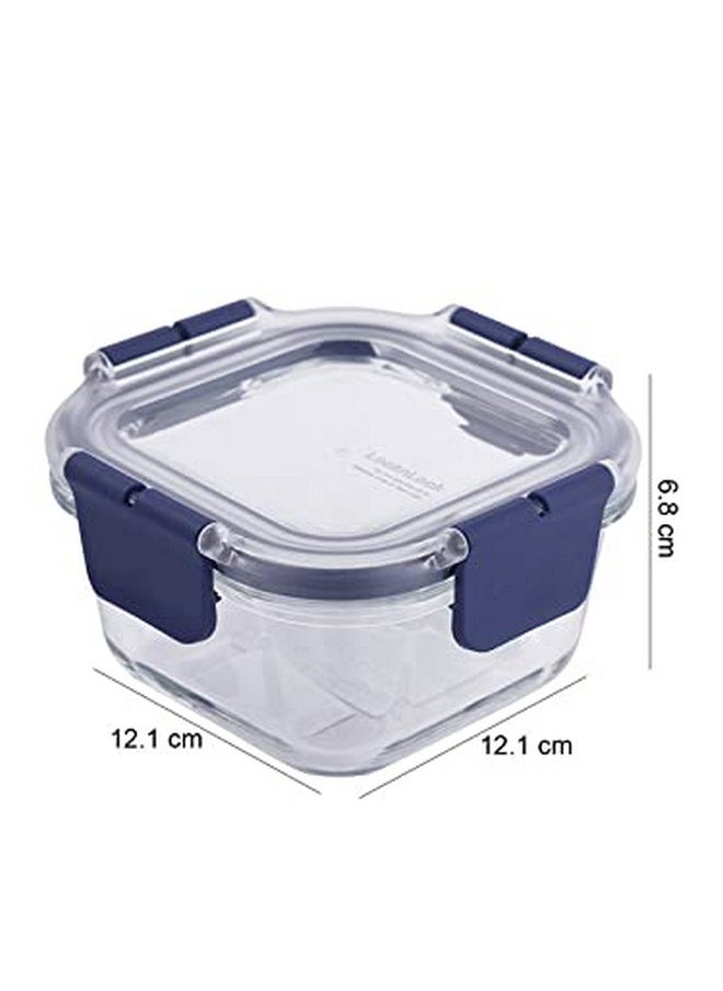 LOCK & LOCK Lock & Lock Airtight Glass Containers With Lid (Set of 3)| Transparent Glass Food Container Kitchen Gift Set | Microwave & Freezer Safe| Leak Proof Food Storage Containers - LBG205 (300ml x 3 units)  - Image 3