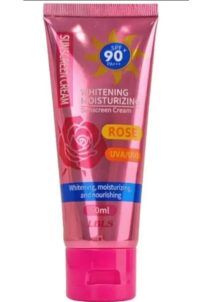 ليبليس كريم واقي من الشمس SPF+90 PA+++ تفتيح وترطيب بالورد (لتفتيح وترطيب وتغذية) 60 مل - Image 1