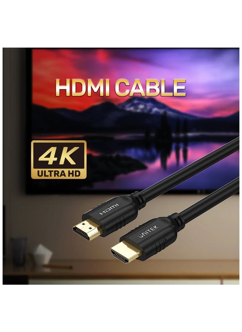 HDMI Cable 4K HDMI 2.0 18Gbps High-Speed 4K@60Hz HDMI to HDMI Video Wire Ultra HD 3D 4K HDMI Compatible with MacBook Pro UHD TV Nintendo Switch Xbox PlayStation PS5/4 PC Laptop - Black - pzsku/Z90131AF45C60D02466EFZ/45/_/1740678653/8e3b69b9-ef0a-4e63-bbfe-2b0b81fe08f3