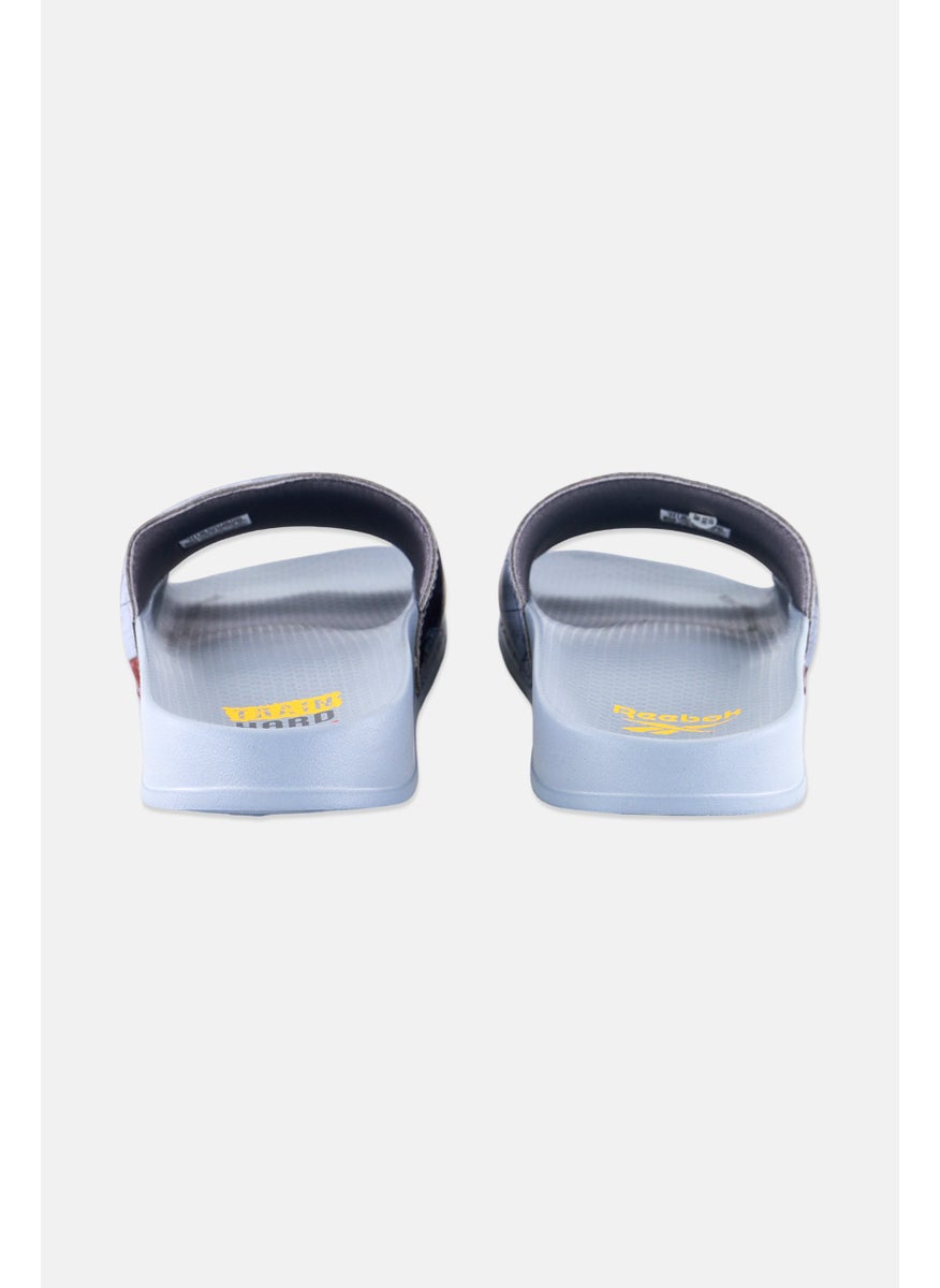 Reebok Men Classic Slip On Slides, Grey  - Image 2