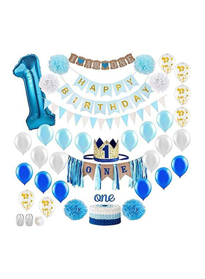 NIBEMINENT 1st Birthday Decorations With Crown - Image 1
