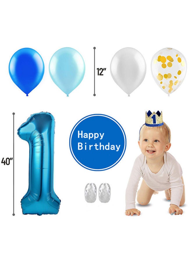 NIBEMINENT 1st Birthday Decorations With Crown - Image 2