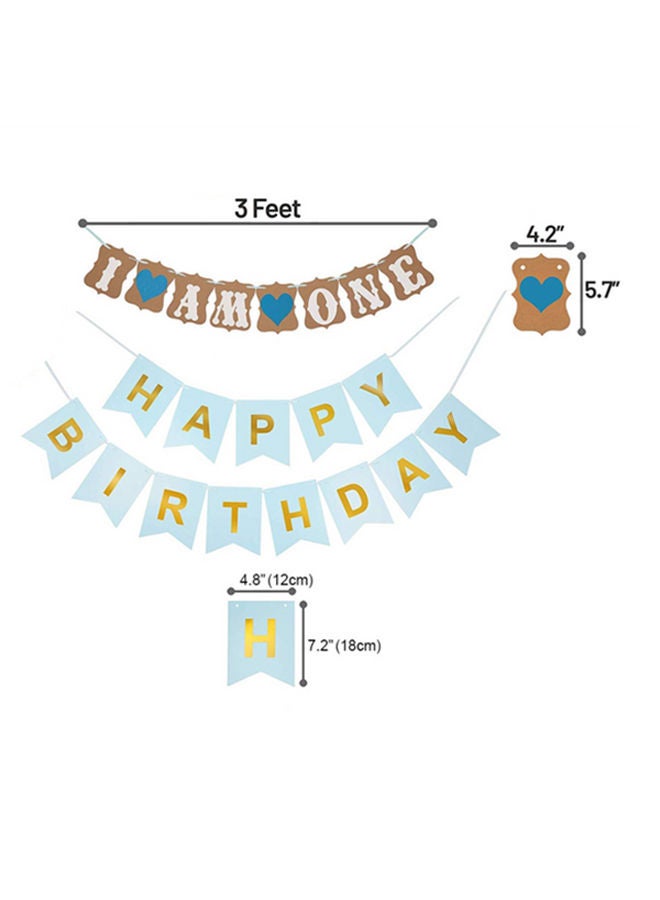 NIBEMINENT 1st Birthday Decorations With Crown - Image 4