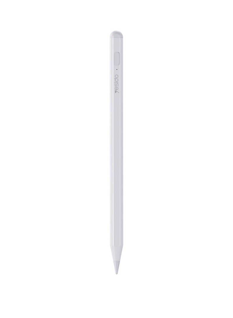 Yesido Yesido ST15 Aluminum Alloy Pom Tip No Delay Universal Active Stylus Pen With Magnetic Adhesive Design - White  - Image 2