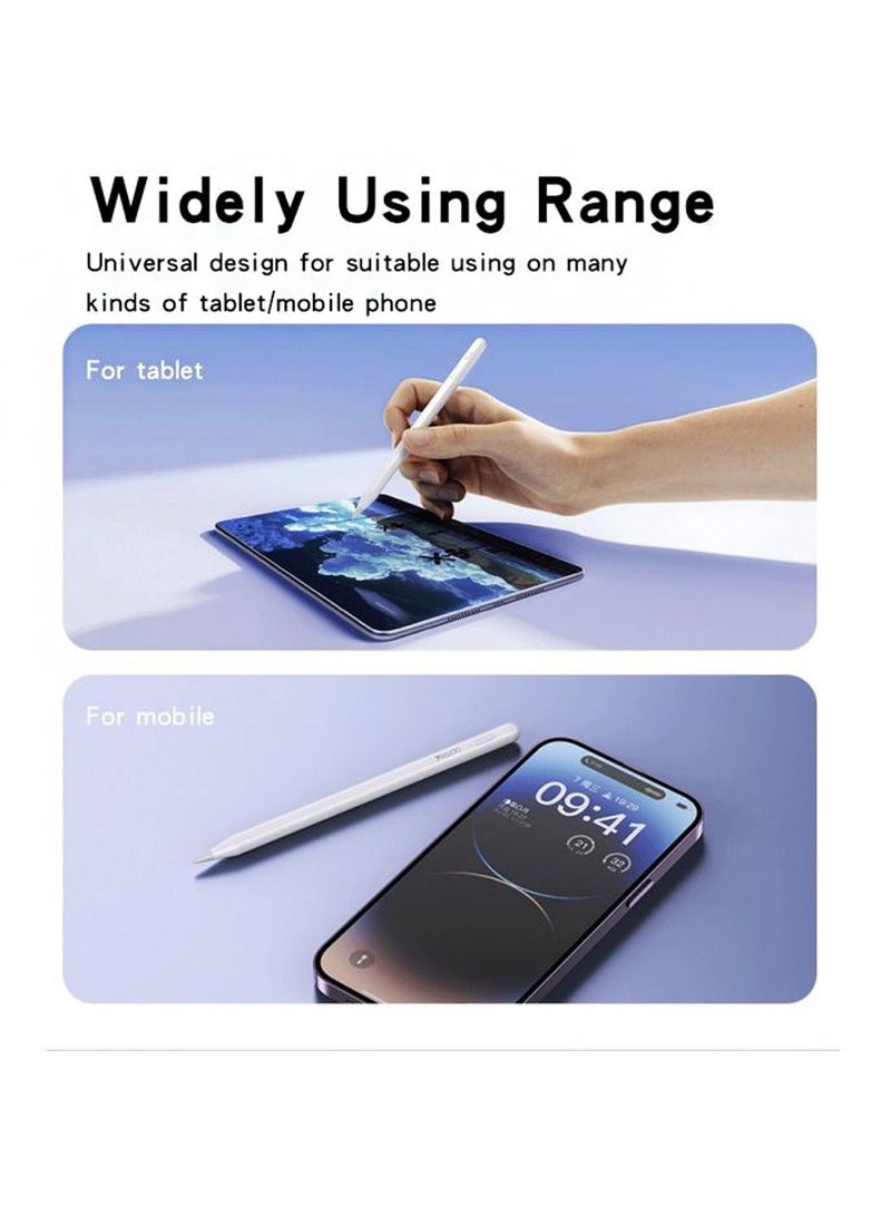 Yesido Yesido ST15 Aluminum Alloy Pom Tip No Delay Universal Active Stylus Pen With Magnetic Adhesive Design - White  - Image 5