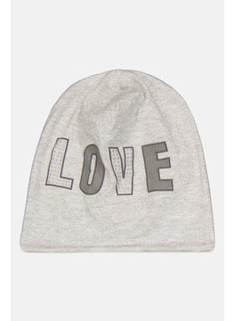 Chicco Toddlers Boy Graphic Print Beanie, Grey  - Image 1