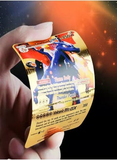 Pokemon Gold Pokemon Cards Golden Foil Set (55 pcs) - Including Vmax Rares V Series GX EX Rares Charizard Common Cards ( Random pic on cards box cover)  - Image 3