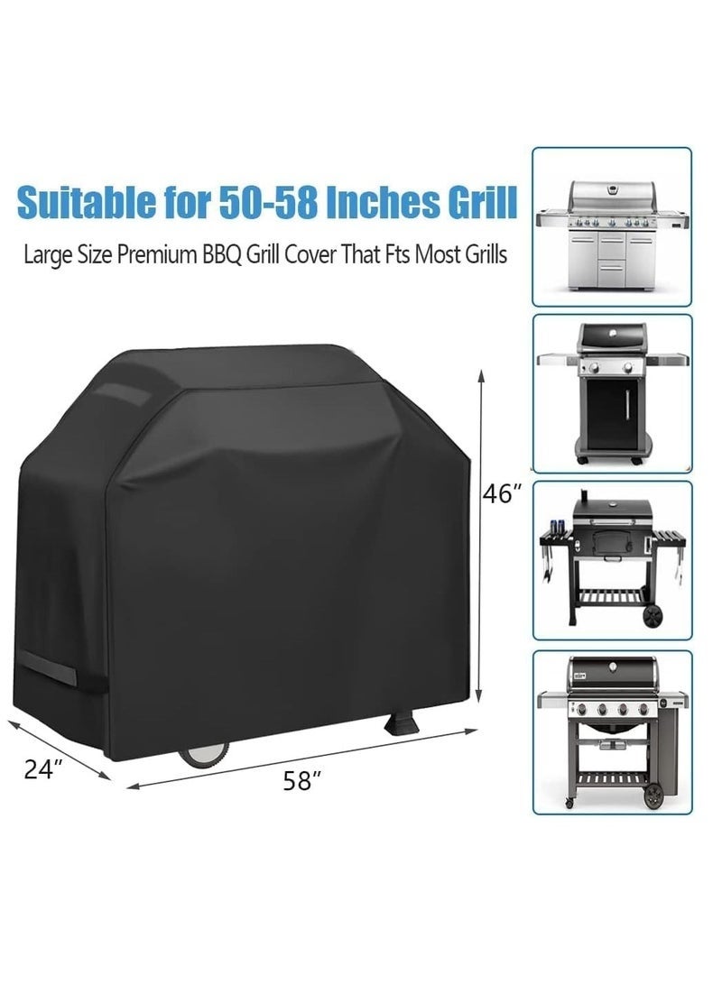 Forest Home Grill Cover, Waterproof BBQ Grill Cover, 58 inch Rip-Proof and Anti-UV Barbecue Gas Grill Cover Compatible - Image 3