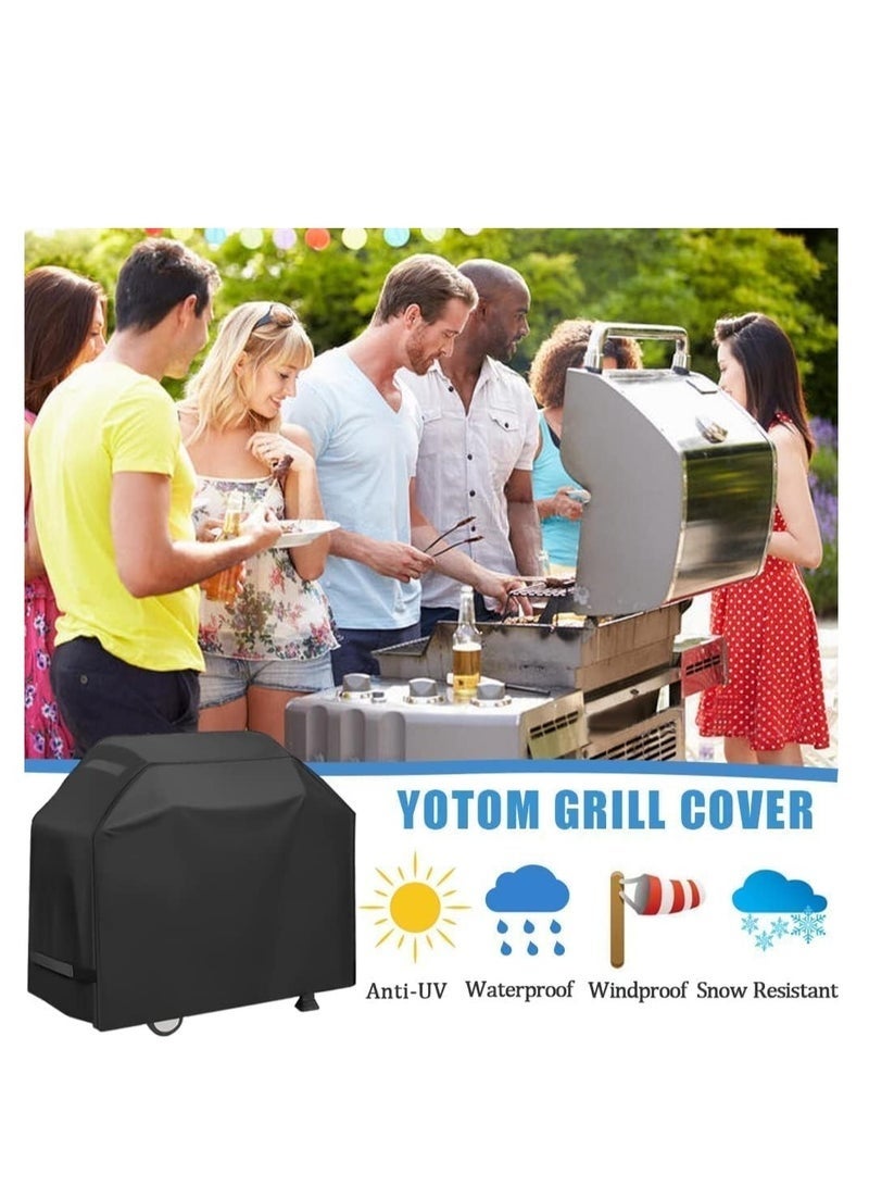 Forest Home Grill Cover, Waterproof BBQ Grill Cover, 58 inch Rip-Proof and Anti-UV Barbecue Gas Grill Cover Compatible - Image 5