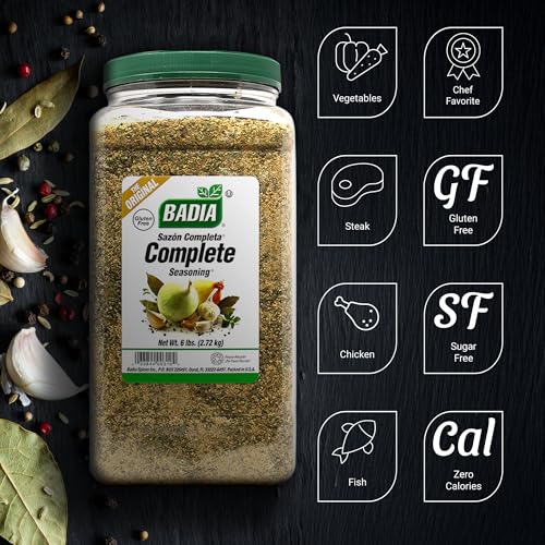 Badia Complete Seasoning 96 oz  AllPurpose Spice Blend of Garlic Onion Salt Pepper Herbs  Spices  Savory Signature Blend - Image 5