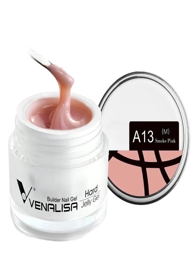 VENALISA Smoke Pink Color Builder Gel for Nails Extension-30ml Hard Jelly Gel Strengthen Nail Extension French Nail DIY design (A13) - Image 1