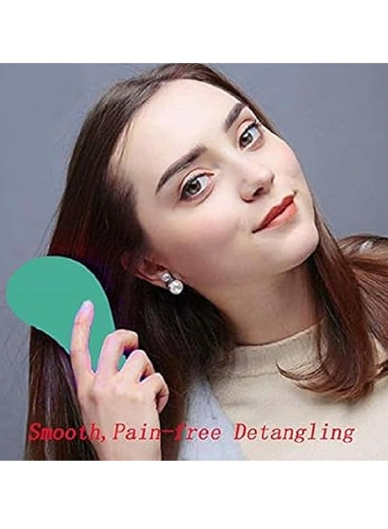 Detangling Brush - 5 colors of a tangle-free, pain-free hair brush for women, men, and kids, suitable for wet or dry hair, natural, curly, or straight. - Image 5