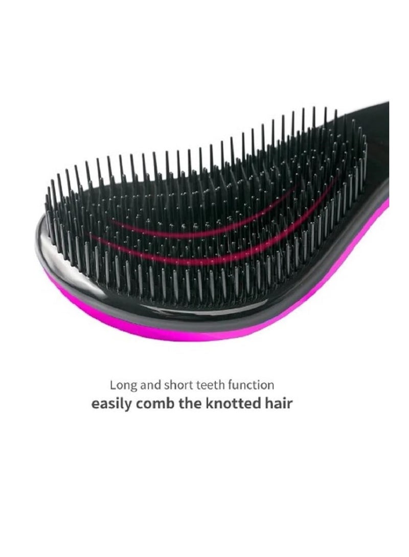 Detangling Brush - 5 colors of a tangle-free, pain-free hair brush for women, men, and kids, suitable for wet or dry hair, natural, curly, or straight. - Image 4