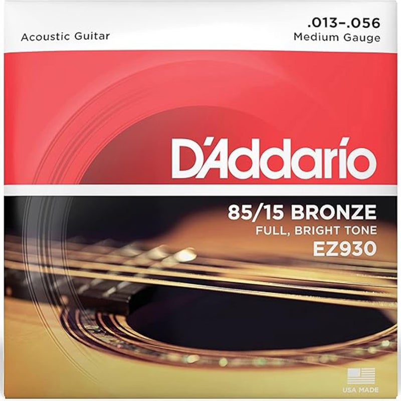 Daddario EZ930 Phosphor Bronze Acoustic Guitar String Medium Gauge - 013 - 056 - Image 1
