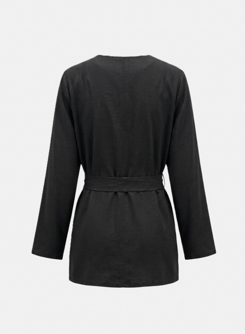 Carina Tie-Waist Cardigan - Image 3