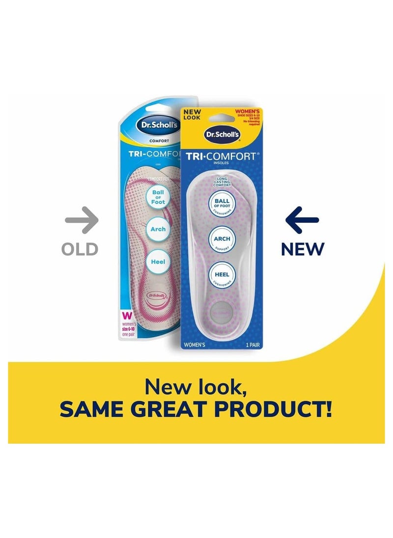 Dr. Scholl's نعل Tri-Comfort من Dr. Scholl - لدعم الكعب وقوس القدم وكرة القدم مع توسيد مستهدف (للنساء من سن 6 إلى 10 سنوات)  - Image 2