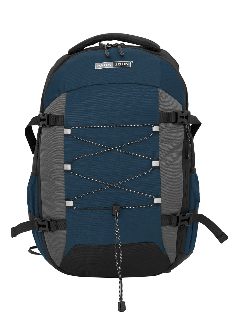 PARAJOHN Parajohn Casual School Backpack With Front Bungee Cord And Side Pockets