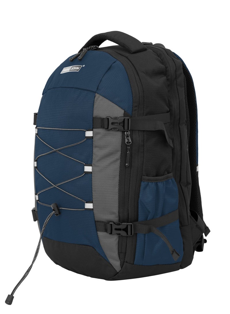 Parajohn Casual School Backpack With Front Bungee Cord And Side Pockets - Image 3
