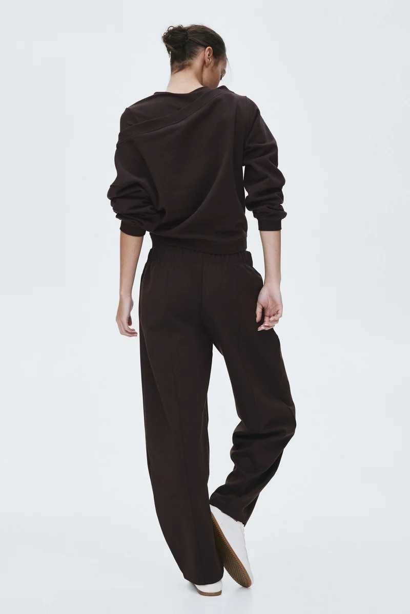 H&M  Barrel-leg Ponte di Roma sweatpants for Women | Best Price UAE
