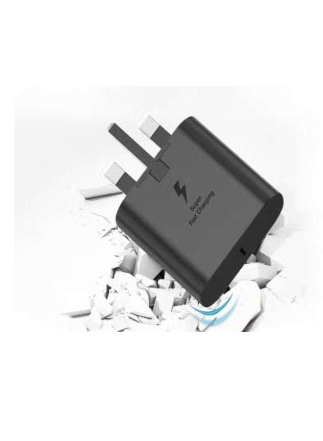 ELTRAZONE 45W Super Fast Wall Charger for Galaxy Devices – UK Plug Travel Adapter Without USB Type-C Cable – High-Speed Charging Compatible with S Series, Note Series, and More – Black - Image 5