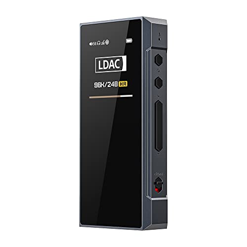 FiiO BTR7 Headphone Amp Bluetooth Receiver High Resolution Portable DAC Supports MQA/LDAC/aptX HD 384K/32Bit DSD256 for Phone/PC/Car/Home Audio(Titanium) - Image 2