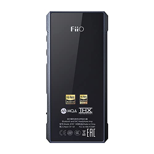 FiiO BTR7 Headphone Amp Bluetooth Receiver High Resolution Portable DAC Supports MQA/LDAC/aptX HD 384K/32Bit DSD256 for Phone/PC/Car/Home Audio(Titanium) - Image 3