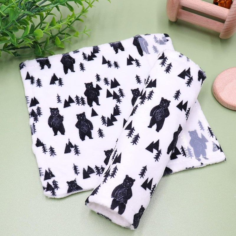 TANOFAR Baby Car Seat Belt Covers, Bear Car Seat Strap Covers for Boys, Fleece Stroller Strap Cover for Kids, Soft Car Seat Neck Cover, Newborn Car Seat Straps Shoulder Protectors, 2 Pack - Image 3