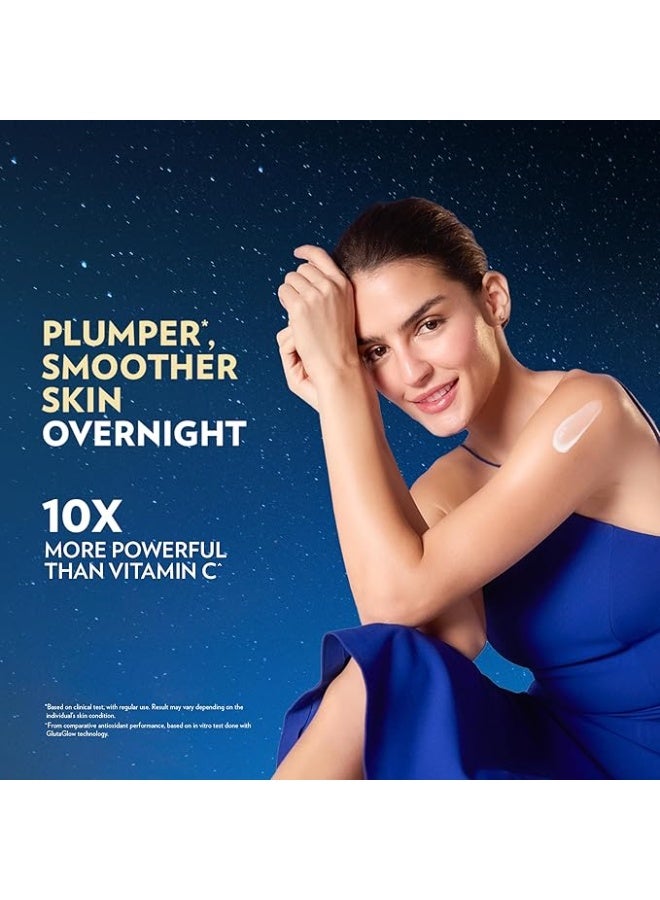 Vaseline Gluta-Hya Serum Burst Lotion Overnight Radiance Restore 200ml – GlutaGlow, Hyaluronic Acid & Collagen Body Lotion - Image 2