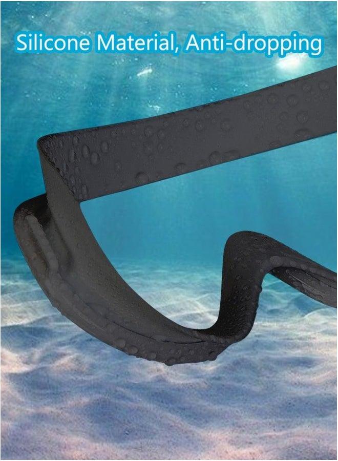 Generic Large Frame Clear Swim Goggles with Swimming Cap, Earplugs, and Nose Clip - Leak-Proof UV Anti Fog Swimwear Eyewear Unisex Men Women - Image 5