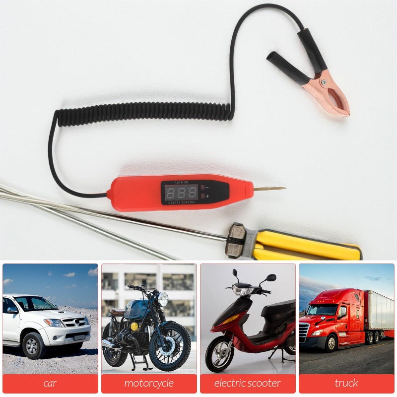 Automotive Circuit Tester Pen Car Voltage Probe Portable Diagnostic Tool - Image 4