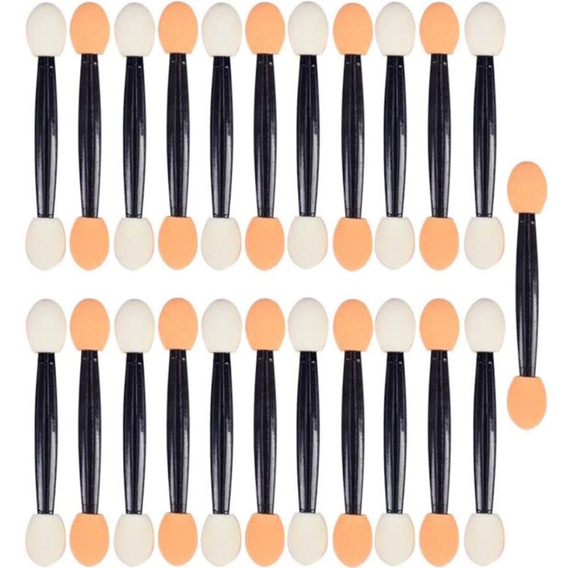Luxxii (23 Pack) Eyeshadow Applicator Brush Sponge Tipped Makeup Tool Dual Sides Eyeshadow Applicator Brush Comestic for Lady Women Beauty - Image 1