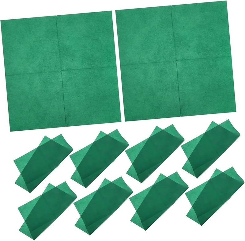 مناديل ورقية قابلة للتخلص أخضر داكن 50 قطعة ماصة لحفلات الزفاف والحفلات وطاولات العشاء - Image 2